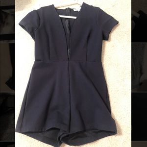 Revolve Navy Romper